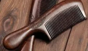 مشط خشب الصندل الأخضر الطبيعي من Strawberry for beauty.. الأصلي 3 مشط خشب الصندل الأخضر الطبيعي من Strawberry for beauty