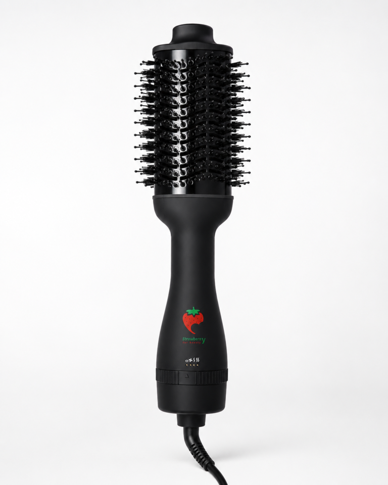 Rotating Hot-Air Brush for Drying and Straightening